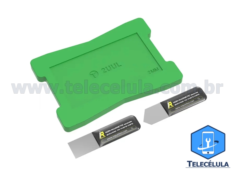 MESA REBALLING BH11 2UUL MAGNTICA, RESISTENTES A TEMPERATURA E DUPLO TAMANHO DE BGA 1MM E 2MM.